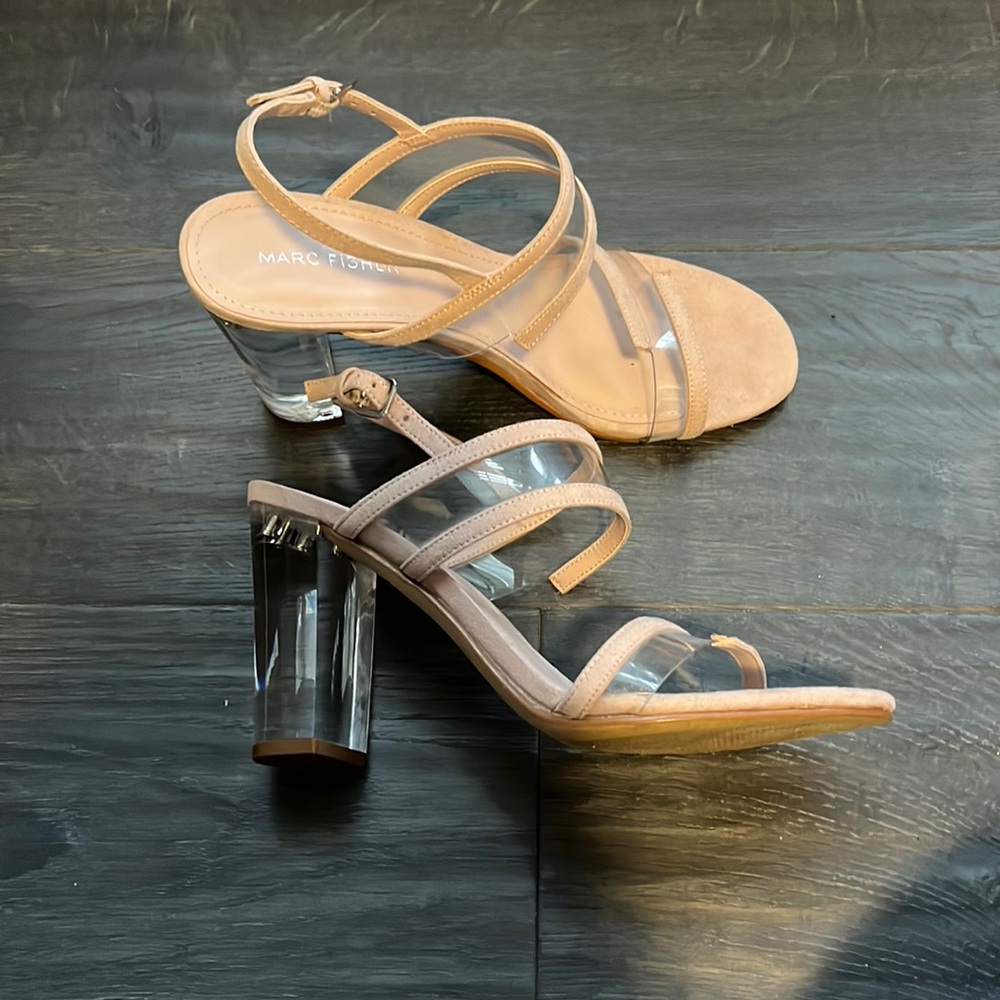 Marc Fisher Clear Heel - 7